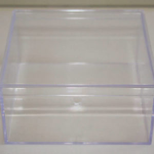 Clear square box