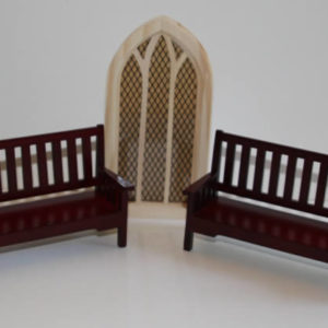 Church pews - mahogany