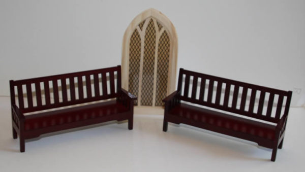 Church pews - mahogany