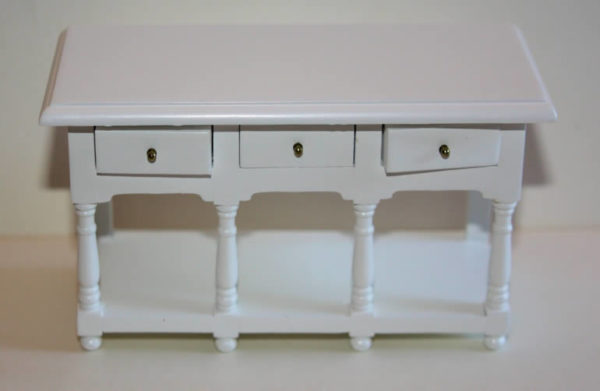 Buffet  white timber with drawers