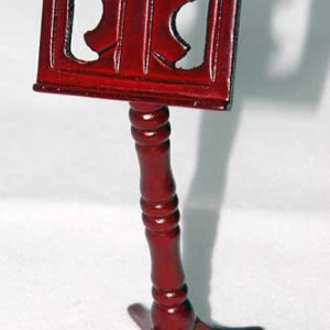 Music stand, mahogany
