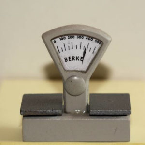 Silver counter scales