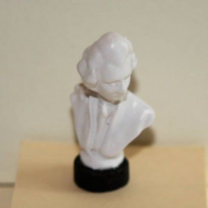 White bust of Mozart