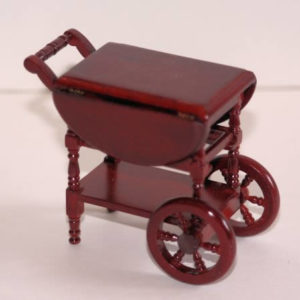 Mahogany tea trolly