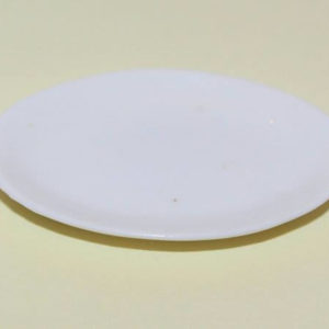 White china oval serving platter