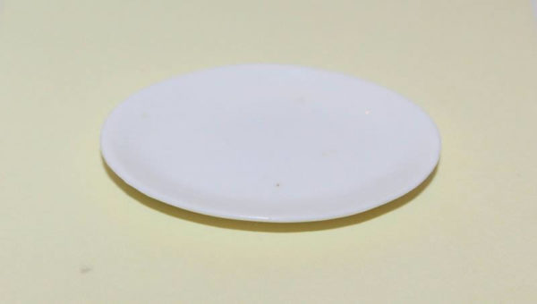 White china oval serving platter