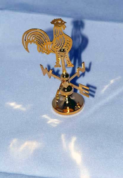 Rooster weathervane