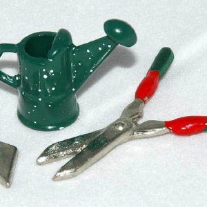 Small garden tools, green, set of three