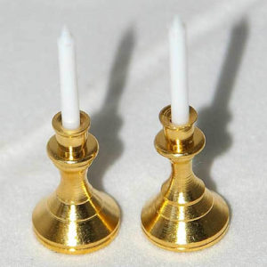 Candle sticks, pair