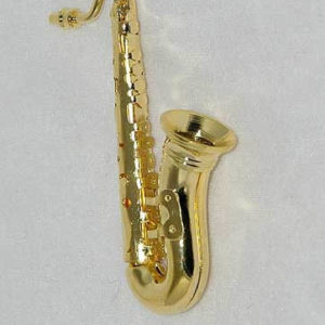 Gold saxophone