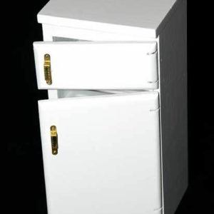 Kitchen fridge, white