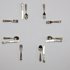 Cutlery- Silver 12pce