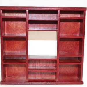 Mahogany entertainment unit