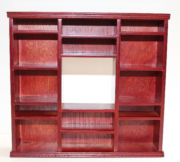 Mahogany entertainment unit