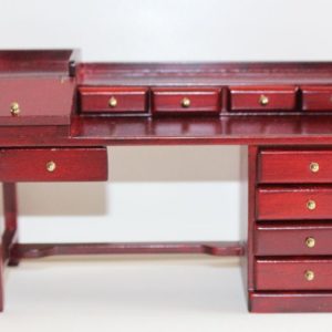 Mahogany mult drawer desk