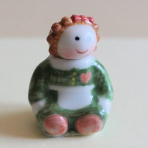 Green Dolly Cookie Jar