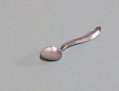 Silver Metal Serving Spoon