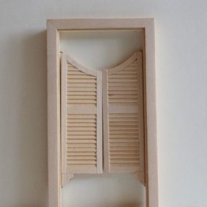 Swinging Door Double Raw Timber