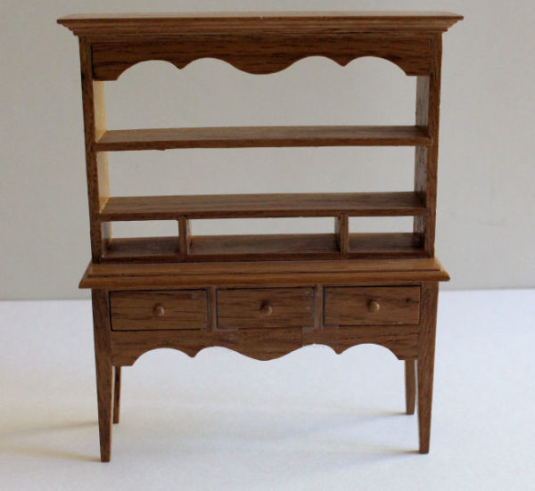 Oak Hutch with Drawers