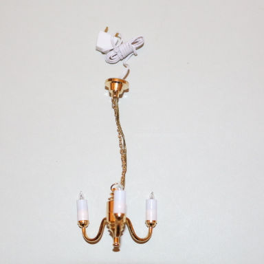 Chandelier 3 arm candle | The Doll House
